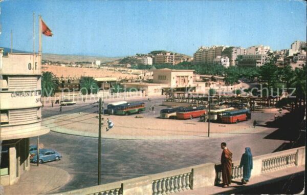 Tanger Tangier Tangiers Avenida de Espana y Estacion de Ferroca