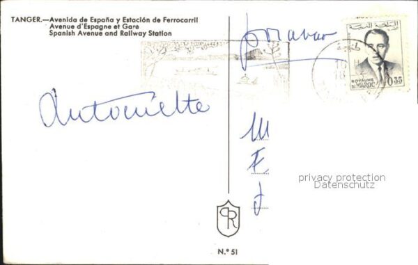 Tanger Tangier Tangiers Avenida de Espana y Estacion de Ferroca – Bild 2