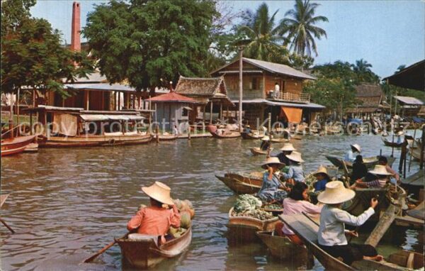 Bangkok Floating Market Wat Sai
