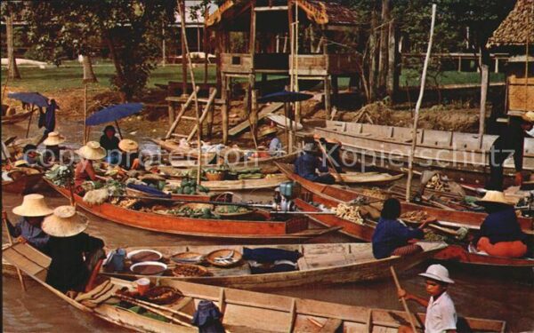 Bangkok Floating Market Wat Sai