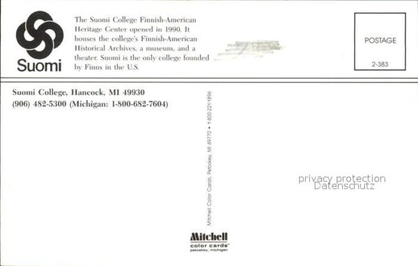 Suomi Finnland Suomi College Finnish American – Bild 2