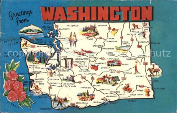Washington DC Übersichtskarte