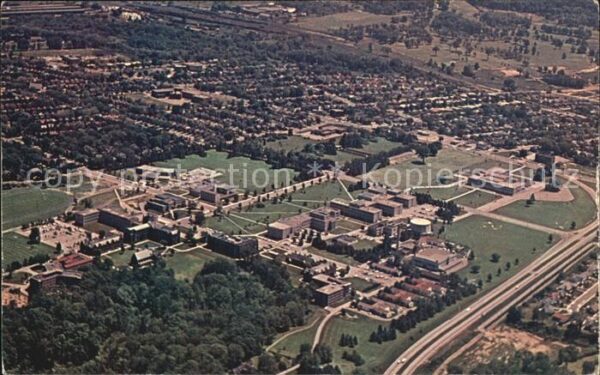 Hamilton Ontario Aerial View of McMaster University