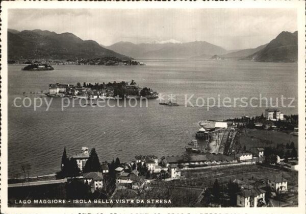 Isola Bella Lago Maggiore Lago Maggiore Vista da Stresa