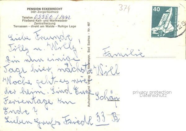Zorge Pension Eckebrecht – Bild 2