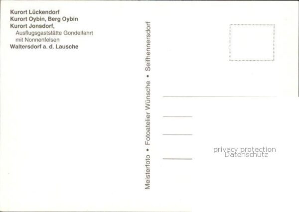 Lueckendorf Berg Oybin Jonsdorf Gaststätte Gondelfa – Bild 2