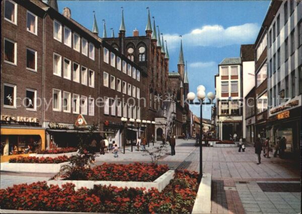 Luebeck Breite Strasse mit Rathaus