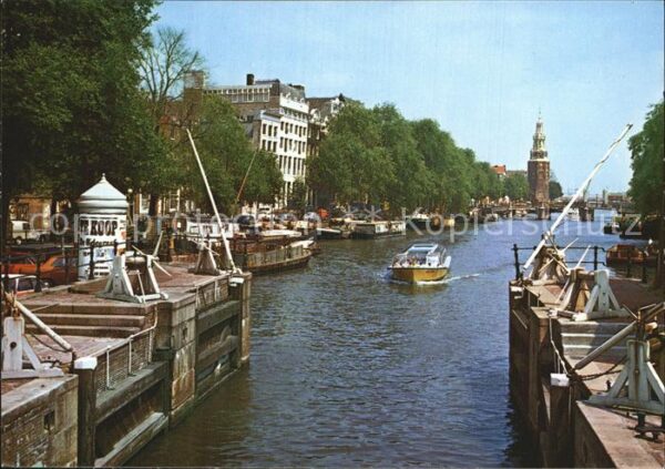 Amsterdam Niederlande St Anthoniesluizen Oude Schans Montelba