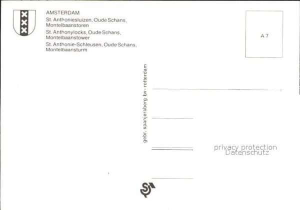Amsterdam Niederlande St Anthoniesluizen Oude Schans Montelba – Bild 2