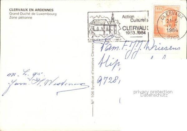 Clervaux Grand Duche de Luxembourg Zone pietonne – Bild 2