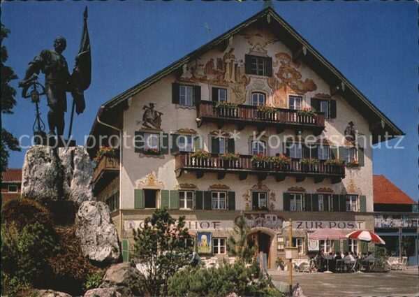 Kochel See Schmied von Kochel Denkmal Hotel Gastho