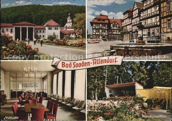 Bad Sooden-Allendorf Kurmittelhaus Marktplatz Lesehalle Musi