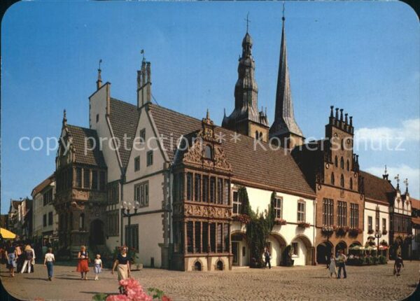 Lemgo Marktplatz Rathaus Alte Ratsstube Kornh