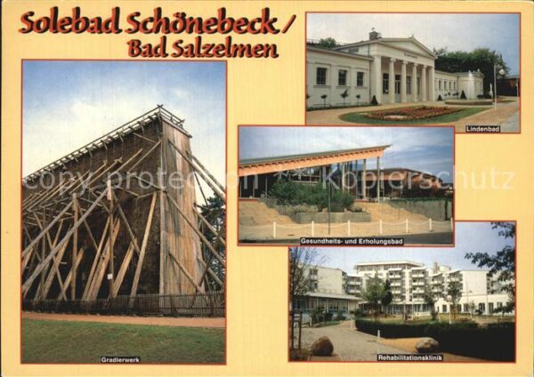 Bad Salzelmen Solebad Schönebeck Gradierwerk Lindenba