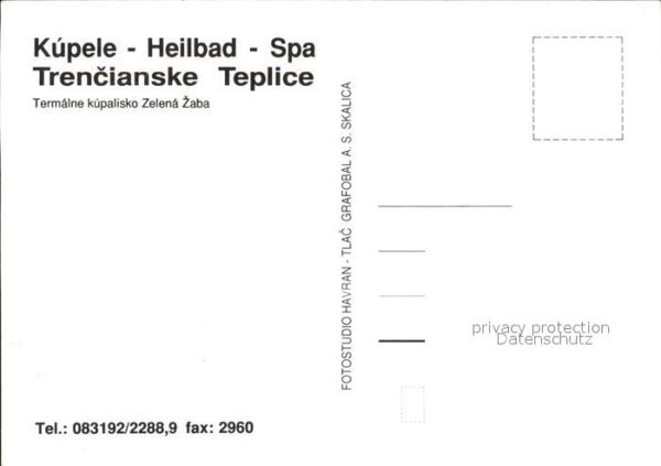 Teplice Kupele Heilbad Spa – Bild 2