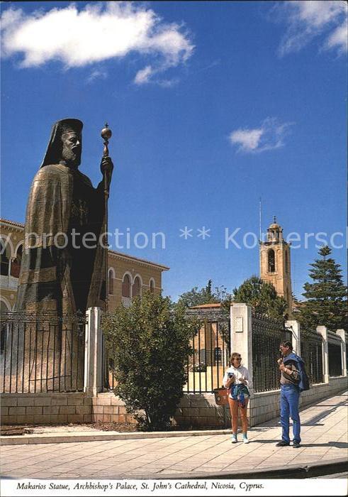 Nicosia Makarios Statue Archbishops Palace St J