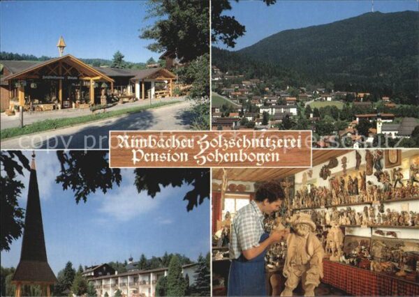 Rimbach Bayrischer Wald Pension Hohenbogen Panorama Holzschnitz