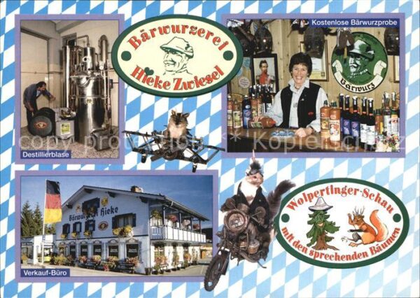 Zwiesel Niederbayern Bärwurzerei Destillierblase Bärwurzprob