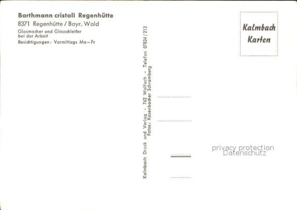 Regenhuette Bayerisch Eisenstein Glasmacher und Glasscheilfer bei der Ar – Bild 2
