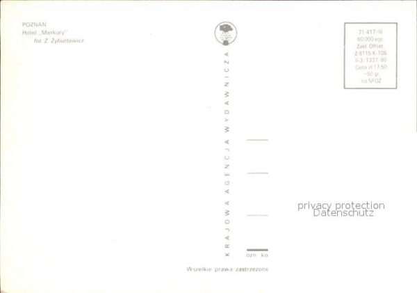 Poznan Posen Hotel Mercury – Bild 2