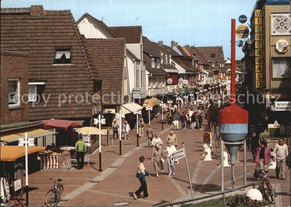 Buesum Nordseebad Fussgängerzone Alleestrasse