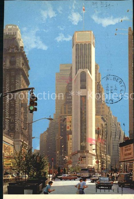 New York City Times Square Broadway the cross roads o