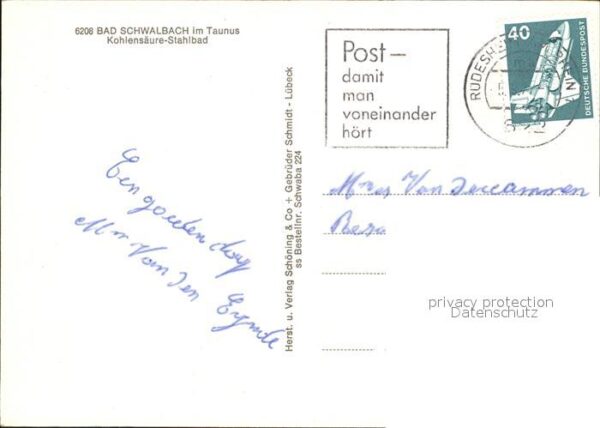 Bad Schwalbach Kohlensäure Stahlbad – Bild 2