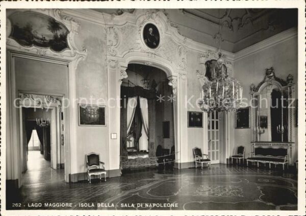 Isola Bella Lago Maggiore Sala di Napoleone