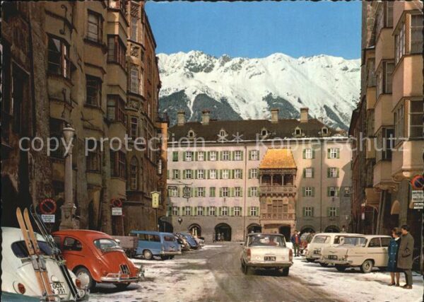 Innsbruck Herzog Friedrich Str mit Goldenem Dachl