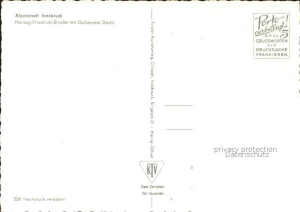 Innsbruck Herzog Friedrich Str mit Goldenem Dachl – Bild 2