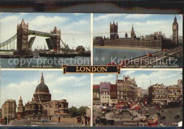 London Tower Bridge Westminster Bridge Parliam