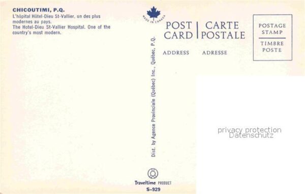 Chicoutimi The Hotel Dieu St Vallier Hospital – Bild 2