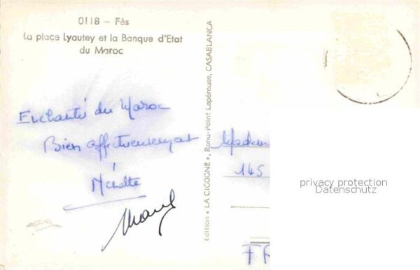 Fes Fez Maroc La place Lyautey et la Banque d_Etat du – Bild 2