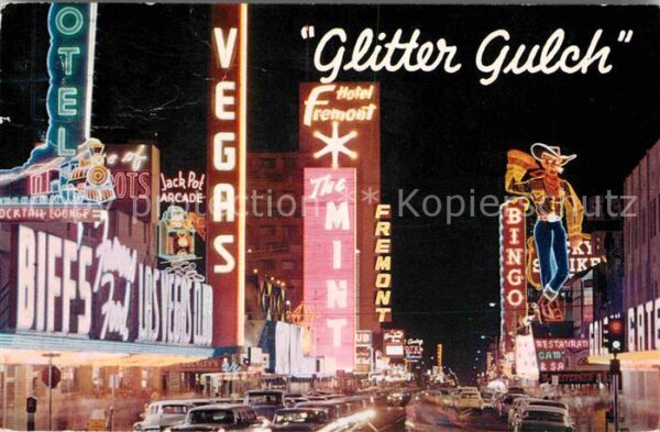 Las Vegas Nevada Glitter Gulch Freemont Street