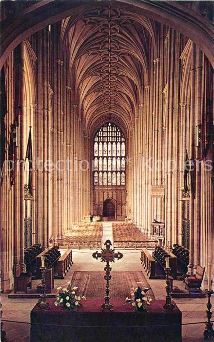 Canterbury Kent The Nave Canterbury Cathedral