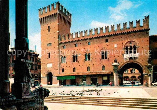 Ferrara Piazza Duomo e Palazzo del Podesta