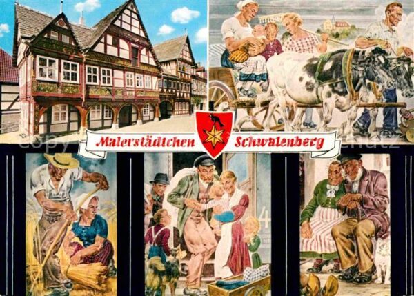 Schwalenberg Wandgemälde im Rathaussaal