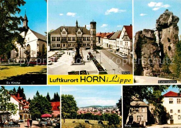 Horn Lippe Ev Kirche Markt Externsteine Silbermühl