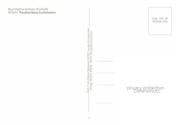 Tauberbischofsheim Kurmainzsches Schloss Fliegeraufnahme – Bild 2