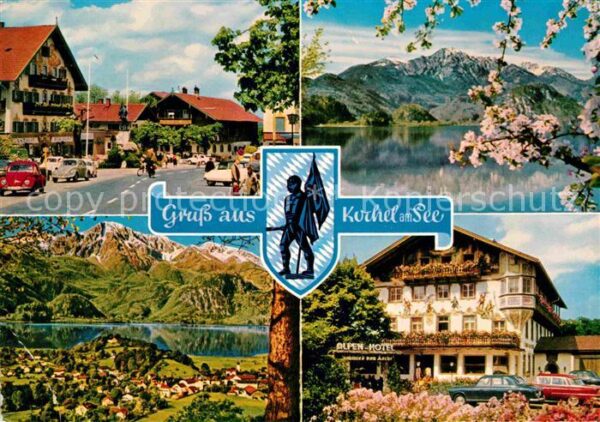 Kochel See Dorfstrasse See Herzogstand Kochel Alpe