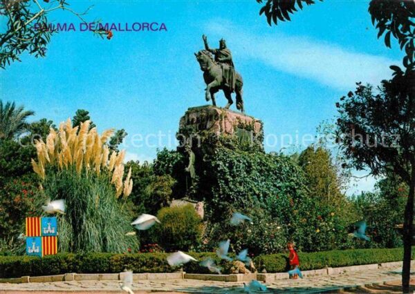 Palma de Mallorca Monumento al  Rey Don Jaime en la Plaza