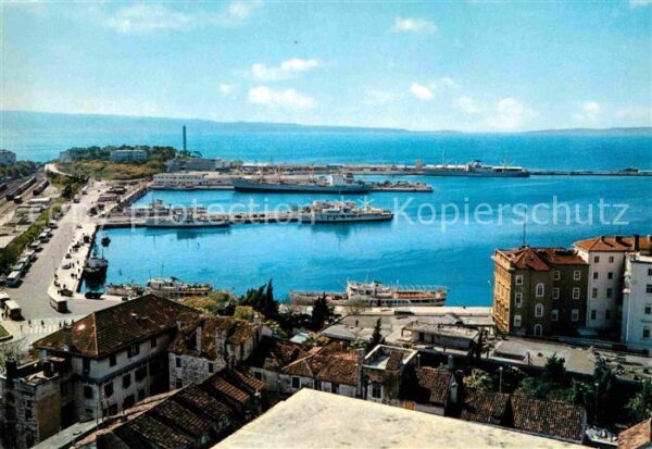 Split Spalato Hafenpartie