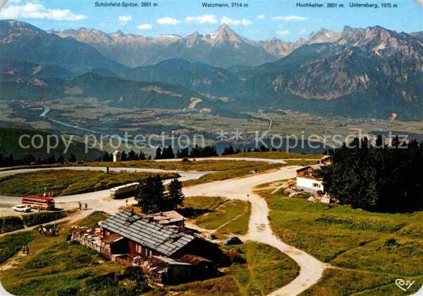 Gaisberg Panoramablick mit Schönfeld Spitze Watz