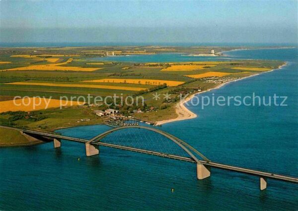 Fehmarn Fliegeraufnahme Fehmarnsundbrücke