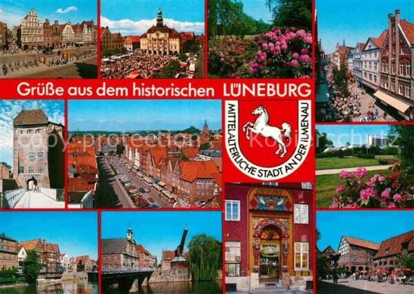 Lueneburg Ortsansichten Park Stadttor