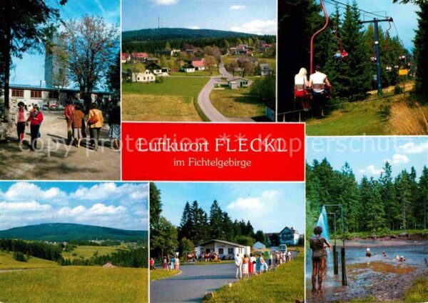 Warmensteinach Teilansichten Sessellift Panorama Natur