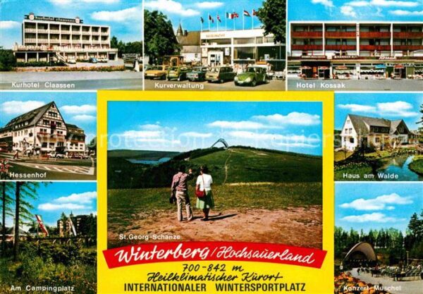 Winterberg Hochsauerland Kurhotel Claassen Kurverwaltung Hotel K