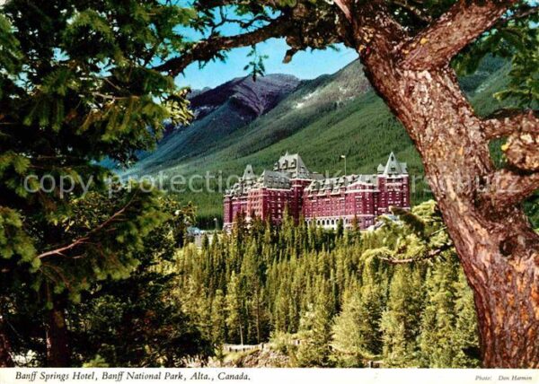 Alberta  Banff Springs Hotel im National Park