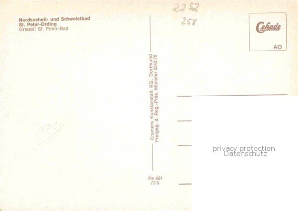 St Peter-Ording Nordseeheil und Schwefelbad Fliegeraufn – Bild 2
