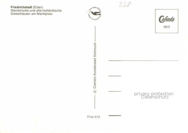 Friedrichstadt Eider Steinbrücke Alte holländische Giebelhäu – Bild 2